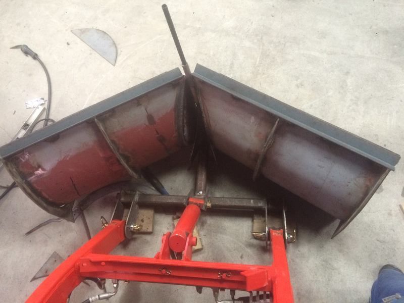 72" V blade snow plow project for Kioti CS2410 My Tractor Forum